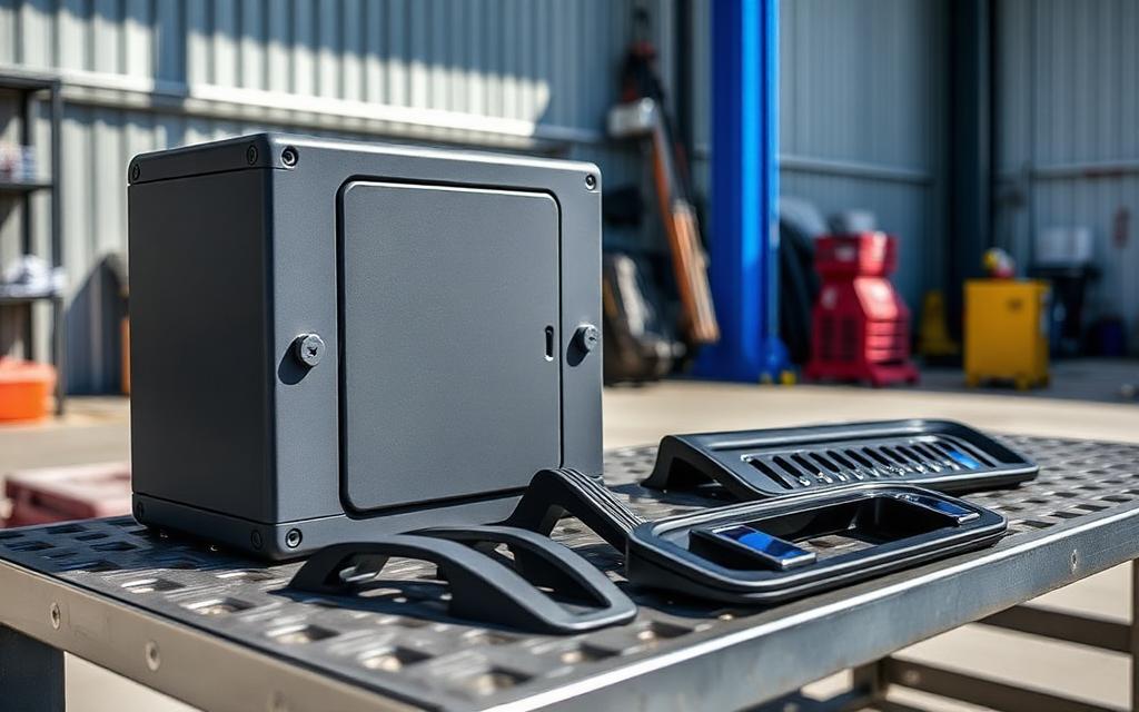 UV-stable ASA 3D printed outdoor enclosure and trim parts in daylight