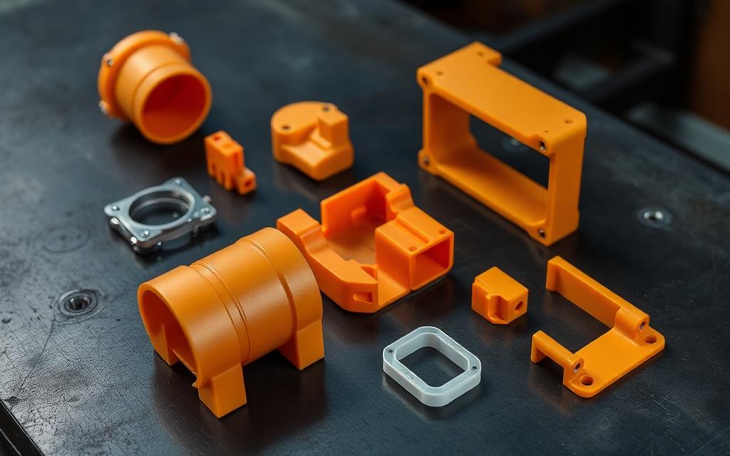 ULTEM 9085 high-heat flame-retardant 3D printed ducts and brackets