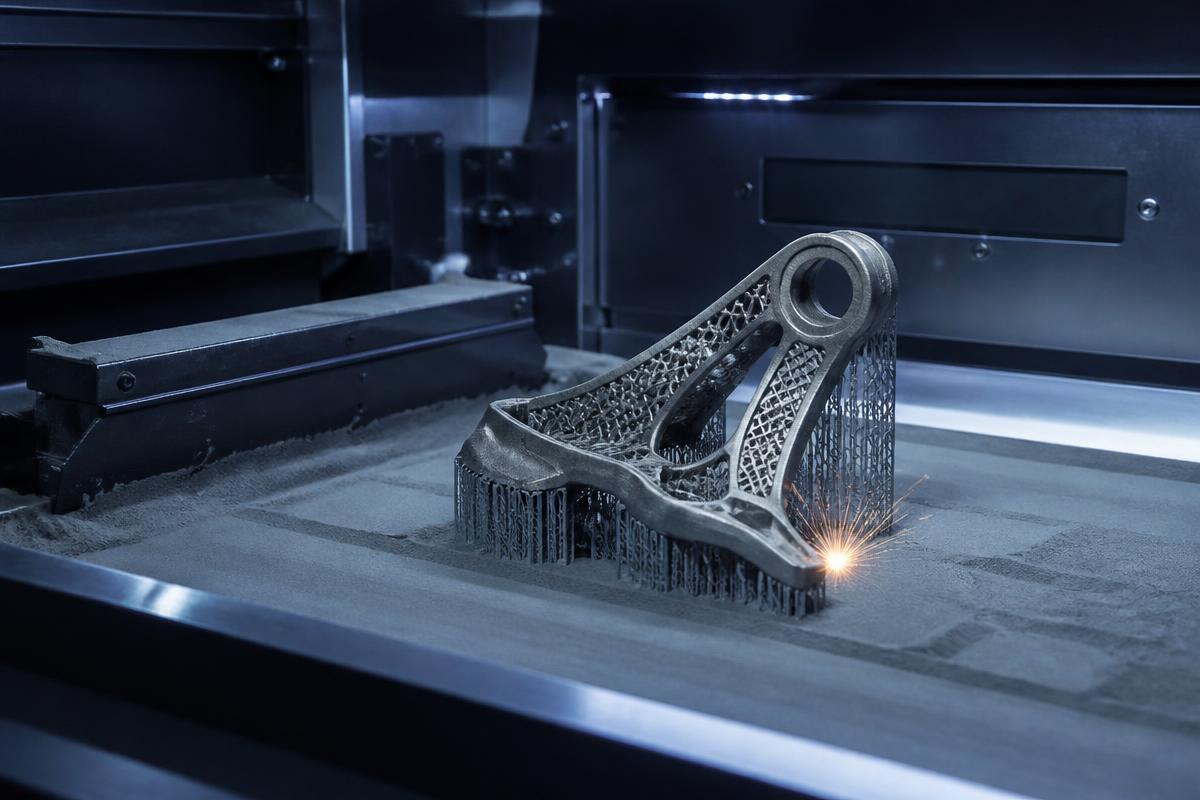 DMLS direct metal laser sintering process