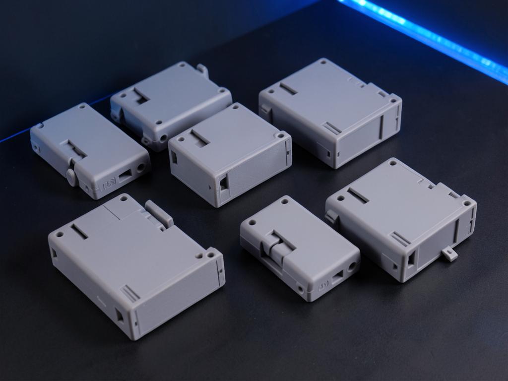 MJF 3D printed enclosures and brackets for robotics and electronics