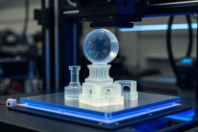 Smooth high-detail resin prototypes produced with SLA printing